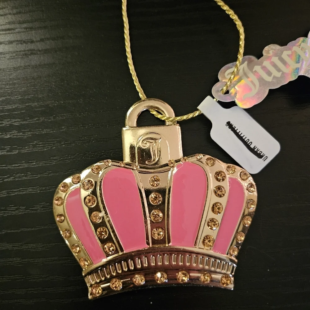 Juicy Couture X Urban Outfitters Royal Bling Crown Ornament Charm Holidays Gift
